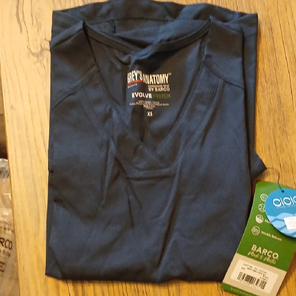 Grey's Anatomy  Charcoal Grey Scrub Top